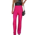 thumbnail image 2 of Pantalones rectos casuales de moda con lentejuelas de color sólido para mujer de Europa y América, 2 of 6