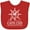 Red, variant on Inktastic Cape Cod Massachusetts Nautical Boys or Girls Baby Bib