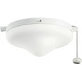 thumbnail image 3 of 380010ANS Kichler Lighting Accessory - 10.25 Inch 9W 2 LED Outdoor Ceiling Fan Light Kit-Antique Satin Silver Finish, 3 of 3