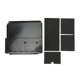 thumbnail image 2 of Organizador de consola central, caja de almacenamiento de silicona ABS para teléfonos, caja de almacenamiento de monedas de repuesto para Tesla Model 3 Y 2020-2023, 2 of 5