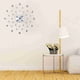 thumbnail image 3 of Reloj De Pared Metálico Plateado Brillante, Reloj Decorativo Para Sala De Estar Y Oficina, 3 of 7