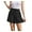 Black, variant on Asklazy Women's Casual Wide Leg Shorts High Waisted Adjustable Tie Knot Ruffle Shorts with Pockets