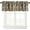 Coffee-2, variant on Wine Valance Curtain, Vintage Barrel Red Wine on Table Glasses Wine Grapes Windows Curtain Valance for Kitchen Dining Room Canteens Home Decor, One Panel 54x18in