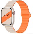 thumbnail image 3 of Bandas magnéticas de silicona de doble cara, compatibles con Apple Watch Series 8 7 SE 6 5 4 3 2 1 Ultra, correa de reloj deportivo compatible con Apple Watch Band de 38 mm, 40 mm, 41 mm, 42 mm, 44 mm, 3 of 4