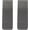 Pebble Grain Gunmetal, variant on Set of 2 Chrome-Plated Slim Stainless Steel Money Clips in Silver (Pebble Grain)