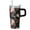 Flowers - 527, variant on 20oz Double Wall Coffee Travel Mug with Handle and Straw, Vintage Floral Chinoiserie Tumbler, Spring Design Gift