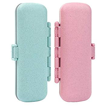 Travel Pill Case Daily Pill Box 7 Removable Compartments Pill Organizer Moisture-Proof Small Pill Box to Hold Vitamin Fish Oil 2019 Upgraded Best Medicine Pill Organizer -Pink and (Best Bike Travel Case 2019)