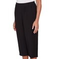 thumbnail image 4 of Alfred Dunner Womens Petite Paisley Embroidered Relaxed Capri, 4 of 4