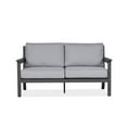 thumbnail image 3 of Real Flame Ortun Aluminum Outdoor 2-Seat Sofa With Cushions in Gray, 3 of 7