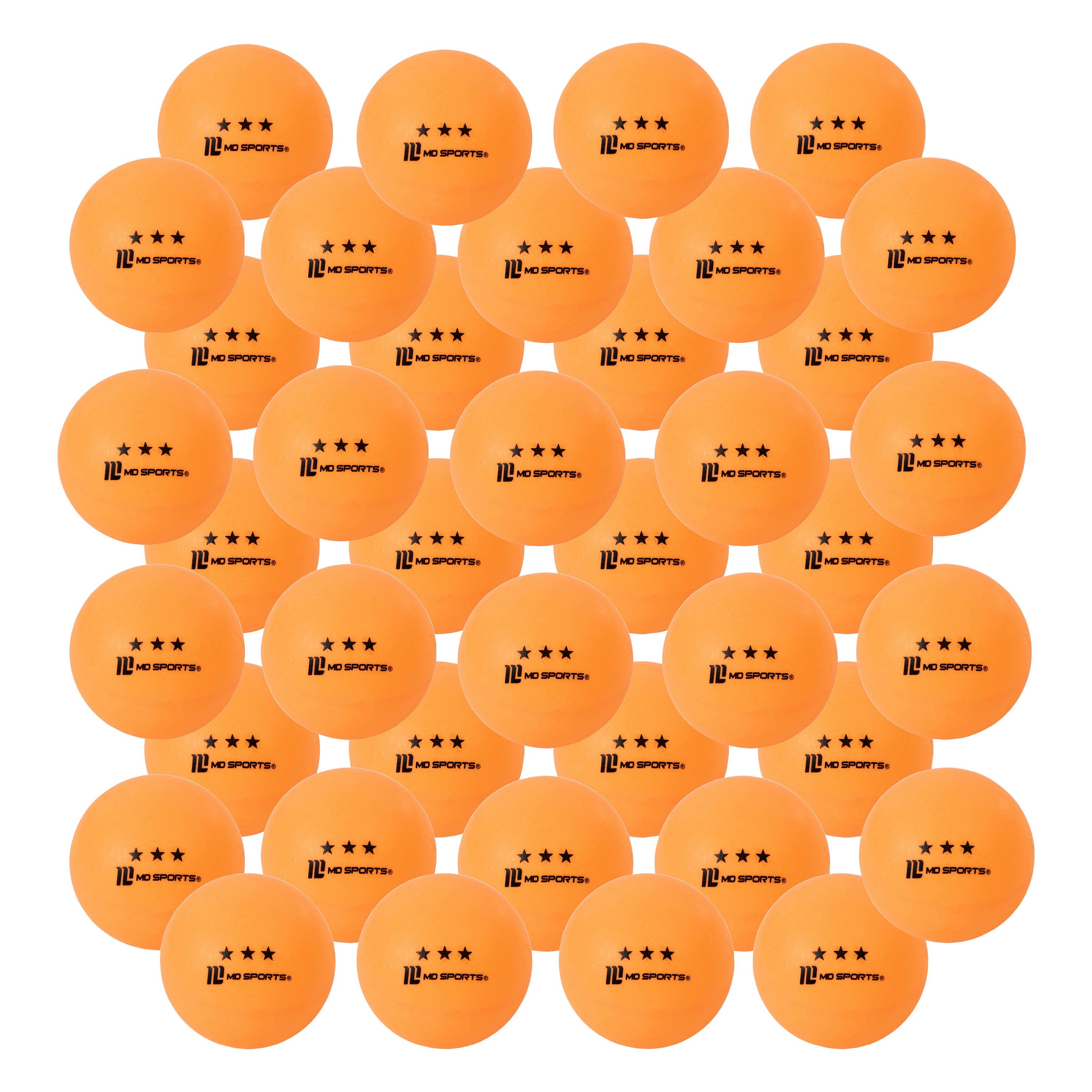 Official Size Indoor Table Tennis Pong Table and 3-Star Ping Pong Balls, 40 Pack