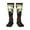 2 Black-1, variant on Jungle Meditating Panda Thigh High Socks Extra Long Stretchy Sock Women Over Knee High Opaque Stocking Daily Wear