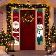 thumbnail image 6 of TERGAYEE Merry Christmas, Door Banners, Porch Signs, Hanging Banners, Christmas Flags, Home Walls, Indoor, Outdoor, Christmas Party Decorations Holiday Decor, 6 of 6