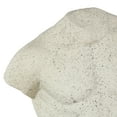 thumbnail image 4 of 10" x 16" White Polystone Textured People Sculpture with Black Speckles, by DecMode, 4 of 9