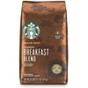 Starbucks Medium Roast Whole Bean Coffee — Breakfast Blend — 1 Bag (20 Oz.)