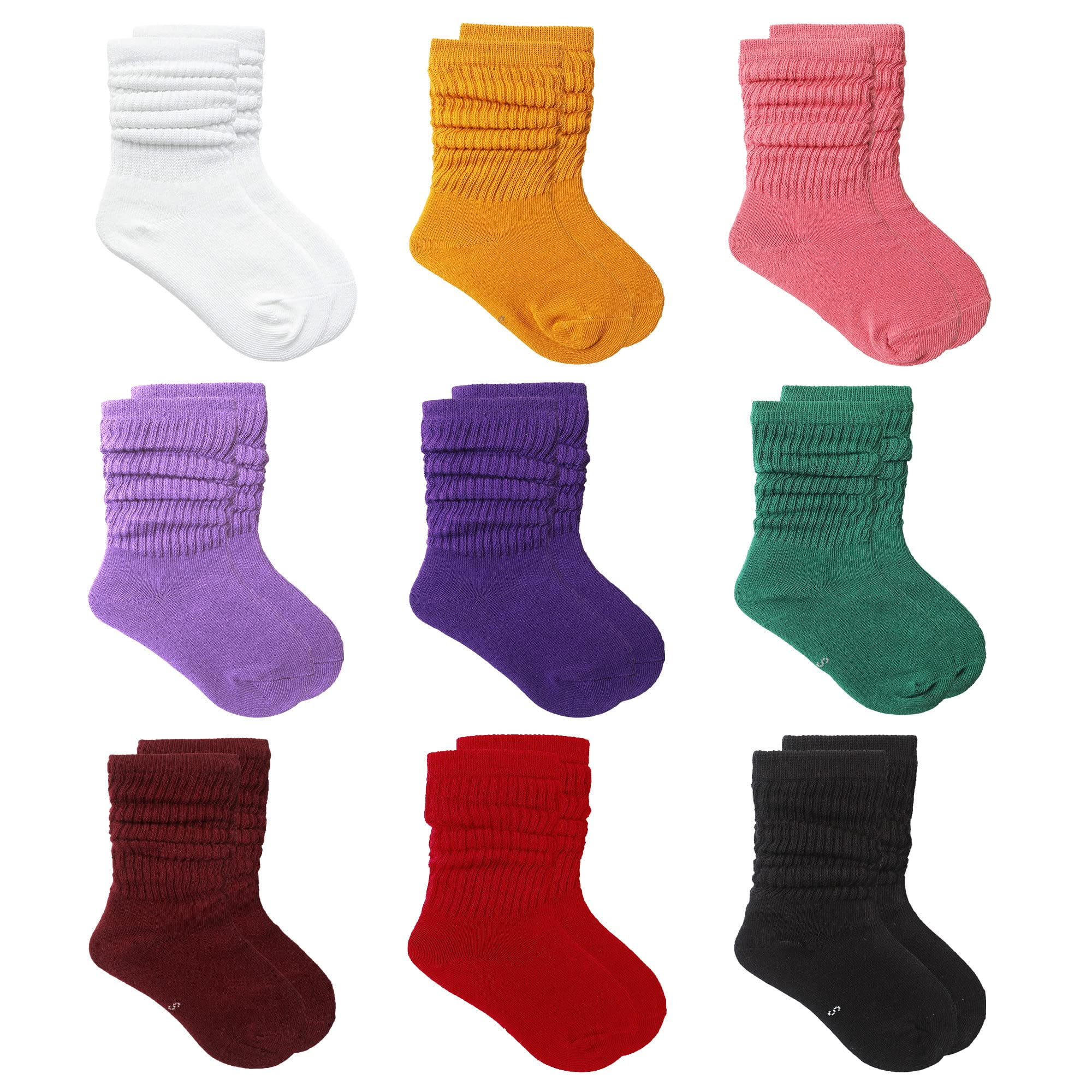 MINI PANDA Little Girl Socks,Socks for Girls 46 Years 68 Years