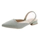 thumbnail image 1 of Sandalias de gran tamaño Zapatillas Zapatillas Las mujeres usan sandalias con punta en punta Moda Tacón fino Sandalias de 42 yardas Zapatillas Las mujeres usan estribos de un pie, 1 of 6