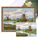 thumbnail image 1 of Hilo de bordar de algodón Wdftyju 11CT molino de viento holandés 70x55cm, 1 of 9
