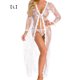thumbnail image 1 of Encantador conjunto de ropa interior Traje de lencería de encaje Ropa encantadora lavada a mano para adultos, Blanco, L Inevent XX000040-17, 1 of 7