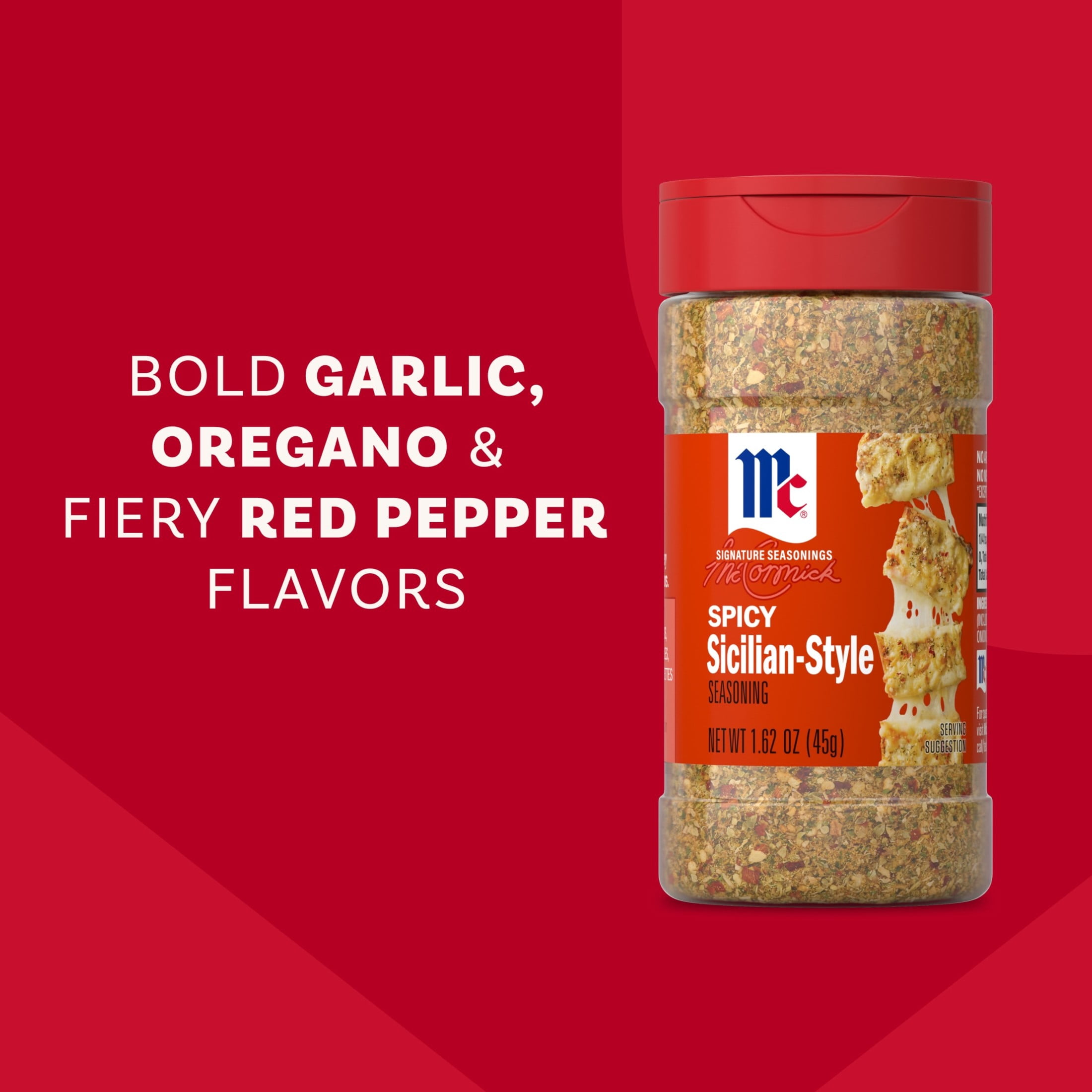 (5 pack) McCormick Spicy Sicilian Style Seasoning, 1.62 oz Bottle