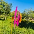 thumbnail image 5 of Cute Sunflower Windmills Colorful Daisy Flower Wind Rotater with Stake Sunflower Wind Swivel Sculptures for Yard Patio Garden Party Outdoor Decor 29.5inch, 5 of 9