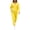 Yellow plus size hoodie set a1, variant on Usloyux Women's Plus Size 2 Piece Set V Neck Long Sleeve Hoodie and Elastic Waist Pants Casual Matching Outfits Solid Lounge Tracksuit, Orange 3XL