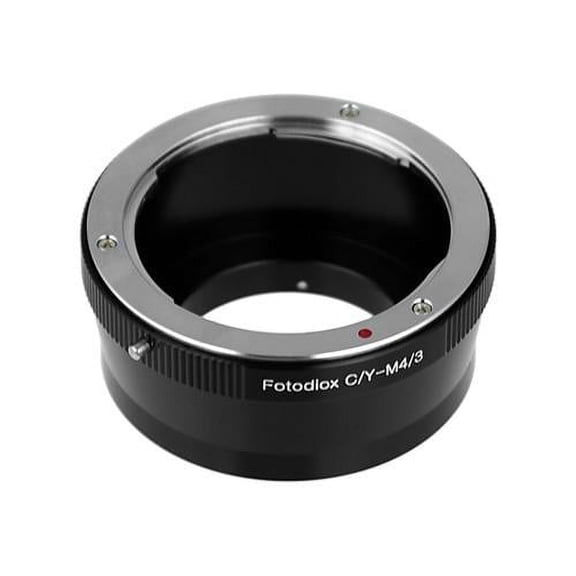 Fotodiox Lens Mount Adapter - Contax/Yashica (CY) SLR Lens to Micro Four Thirds (MFT, M4/3) Mount Mirrorless Camera Body