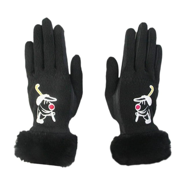 Guantes de Golf Colamx Invierno Completo Negro 18
