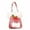 Red, variant on Santa Bag Cute Red And Gray Christmas Bags For Presents With Soft Edge Reusable Christmas Bag With Handle Flannel Cloth Present Bags For Party And Festival Freezer Storage Containers Refrigerator