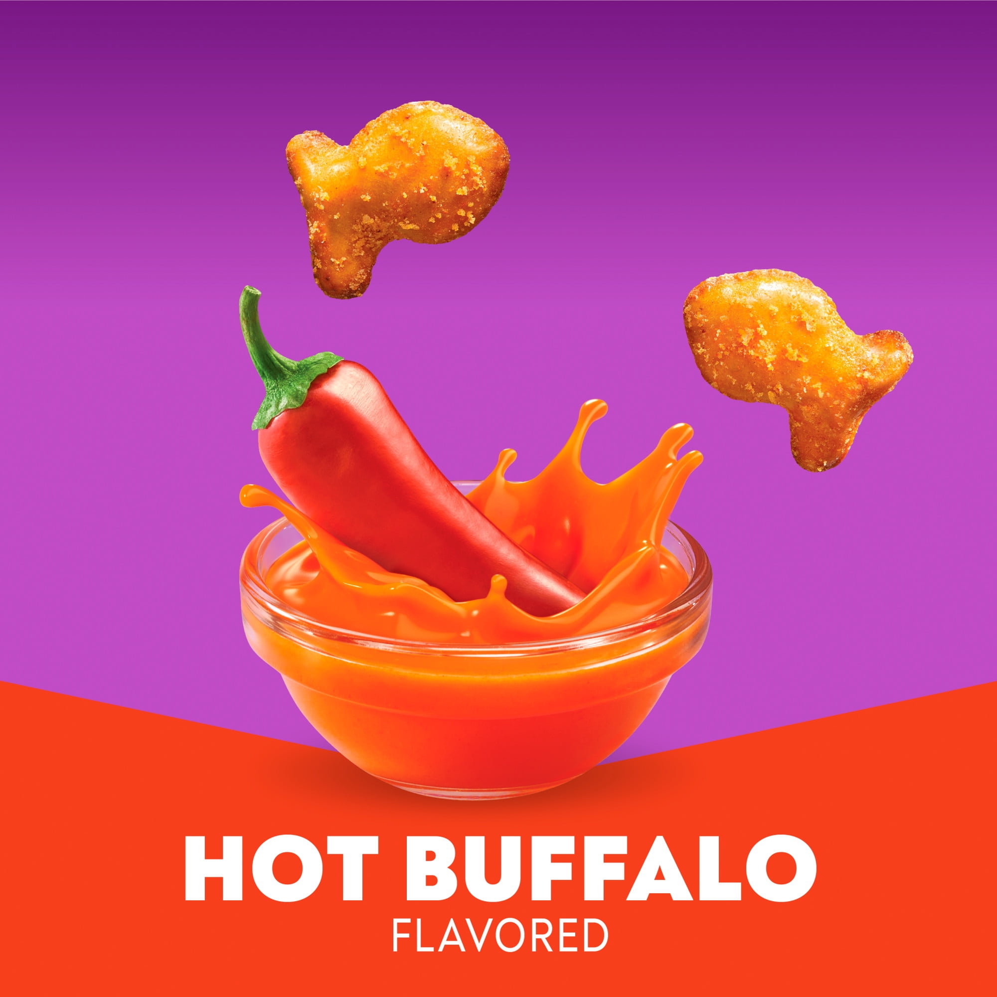 Goldfish Hot Buffalo Seasoned Pretzels, 8 Ounce Bag