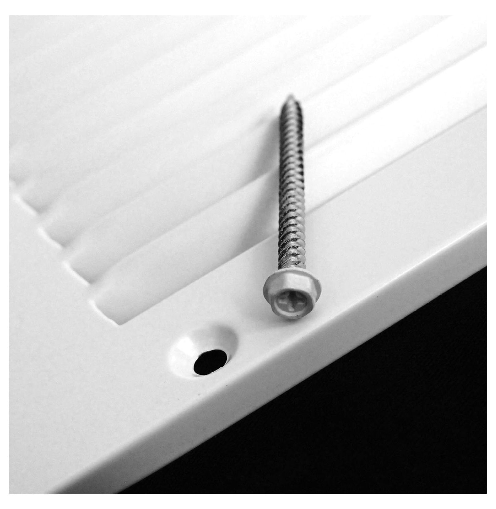 26" x 4" Return Air Grille - Sidewall and Ceiling - HVAC Vent Duct Cover Diffuser - [White] [Outer Dimensions: 27.75w X 5.75"h]