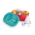 thumbnail image 2 of Hape Ensemble de 90 Pcs de Bacs Seau Quadrilla Empilables sur Rail pour 4 Ans et Plus, 2 of 7