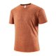 thumbnail image 1 of Playera Elvqul de Hombre sin Estampado Naranja Manga Corta Cuello Redondo Gym Casuales, 1 of 3