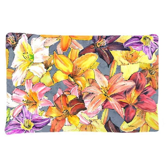 20.5 x 30 in. Day Lillies Moisture Wicking Fabric Standard Pillow Case