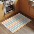 thumbnail image 3 of 2x3 Washable Area Rugs,Colorful Stripe Color Block Non-Slip Soft Rug Indoor Carpet,Floor Rugs for Living Room Bedroom, 3 of 9