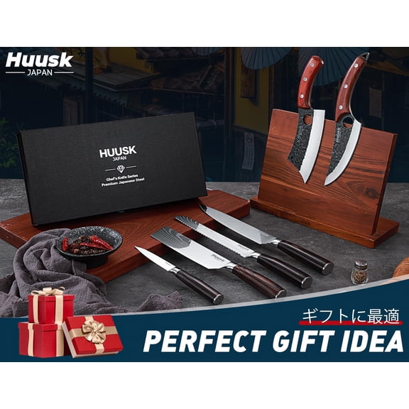 Japanese Kitchen Knife Set 6pcs with Gift Box