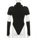 thumbnail image 5 of Body gótico calado para mujer, estilo académico oscuro, liso, ajustado, con cuello redondo, estilo hip hop, estilo grunge, estilo hada, negro, 5 of 5