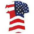 thumbnail image 6 of UVEASISHA Big and Tall Patriotic Tshirts for Men Stars and Stripes Graphic Tee Hawaiian Casual Beach T-Shirts Multicolor#2 XXXL, 6 of 6