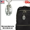 thumbnail image 4 of Train Engine Jupiter Keychain, Utah, Locomotive, Key Fob, Key Ring, Keys, Zipper Pull, Luggage Tag, Backpack, Pewter, Over 300 Keychains Designs, Handmade in the USA A245KC, 4 of 6