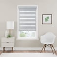 thumbnail image 2 of Traditional Elegance Cordless Sublime Room Darkening Double Layered Shade 23x72 - Oyster, 2 of 3