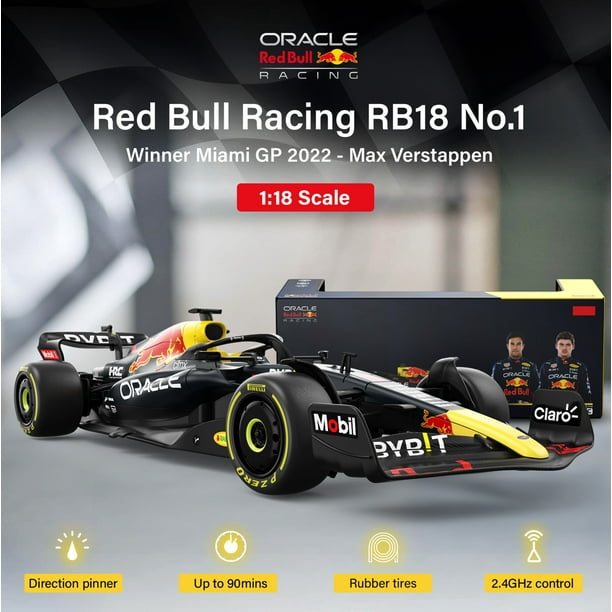 VOLTZ TOYS Licensed Red Bull RB18 F1 RC Car 1:18 Scale Remote