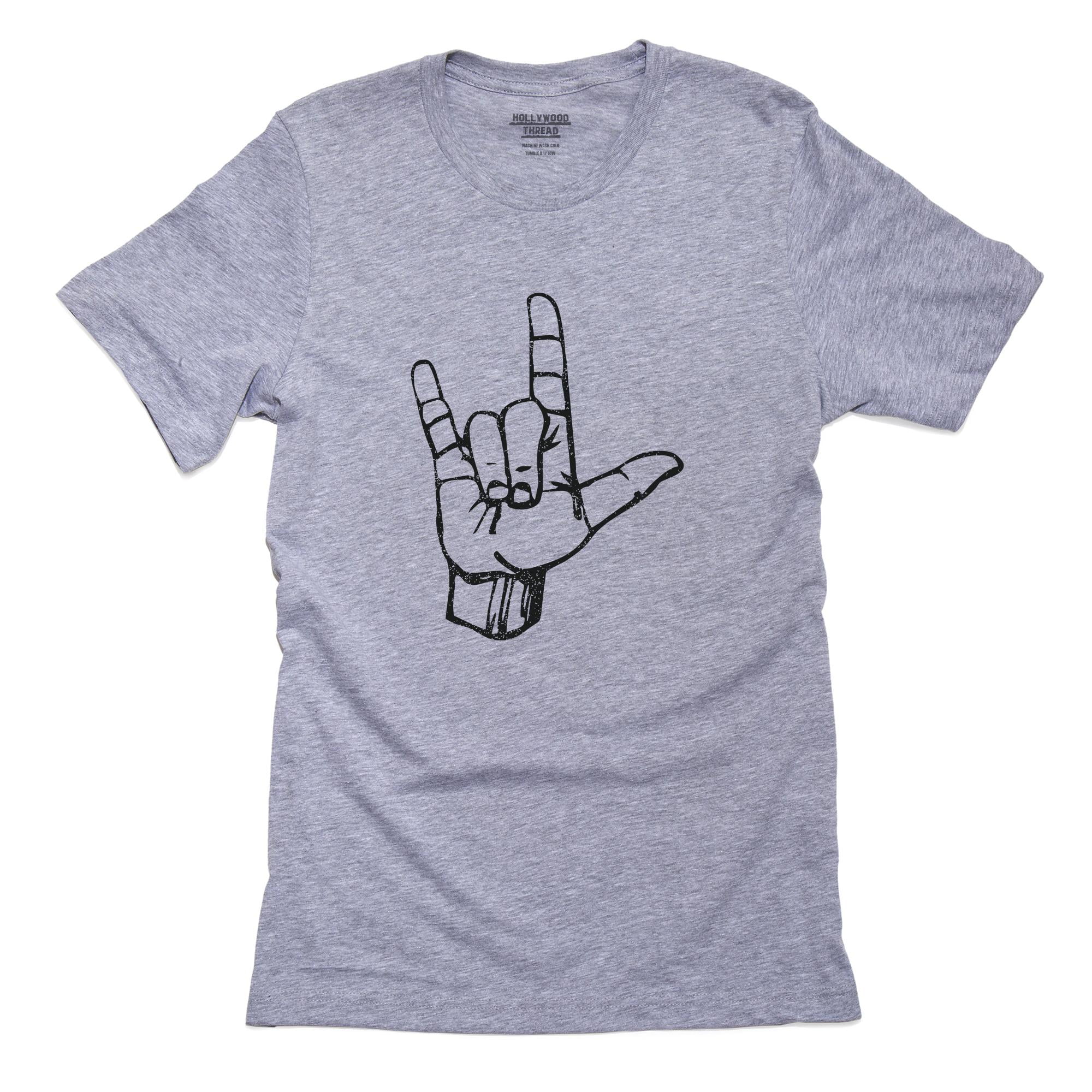 I Love You Sign Language Symbol Asl Men S Grey T Shirt Walmart Com I Love You Sign Language Symbol Asl Men S Grey T Shirt Walmart Com