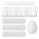 thumbnail image 5 of 25 Uds Huevos de Pascua Blancos Rompecabezas Juguetes Decoración de Pascua para Decoración de Fiesta Hogar, 5 of 9