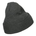 thumbnail image 3 of Stag Emblem Embroidered Long Beanie - Dk Grey OSFM, 3 of 5