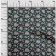 thumbnail image 2 of oneOone Viscose Chiffon Blue Fabric Floral Sewing Craft Projects Fabric Prints By Yard 42 Inch Wide, 2 of 4