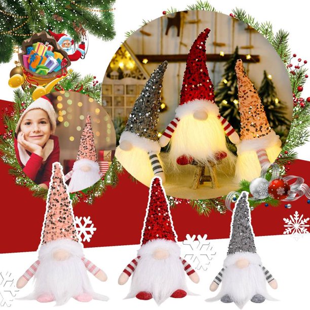 Newest Christmas Faceless Doll Merry Christmas Decorations For Home Cristmas Ornament Xmas Navidad Natal New Year Gift 2023Pink He Qiyong unisex