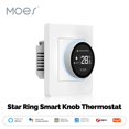 thumbnail image 2 of Yimiti For Moes Smart Knob Thermostat Star Ring Series Temperature Controller For Tuya,Gb-White, 2 of 9