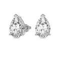 thumbnail image 6 of 6 Carat Lab Grown Diamond Pear Shape Earring | F-G VS Quality | IGI Certified Solitaire Stud Earring | 14K White Gold | Friendly Diamonds Earrings, 6 of 8