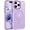 Light Purple, variant on Magnetic for iPhone 15 Pro Max Case,[Compatible with MagSafe] Translucent Matte Frosted Anti-Fingerprint Slim Shockproof Women Men Protective Cover Case for iPhone 15 Pro Max 6.7",Orange