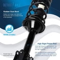 thumbnail image 4 of Detroit Axle - Rear Right Strut with Coil Spring Assembly Replacement for 1998-2002 Subaru Forester, 4 of 7