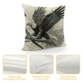 thumbnail image 4 of Orinice Eagle Graphic Decorative Throw Pillow Cover for Home Sofa Couch Bed - 1PC, Car Bedroom, Men, Women, Boys, Girls 20x20in, 4 of 5